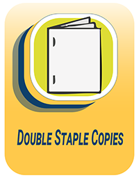 Select for double stapled copies request